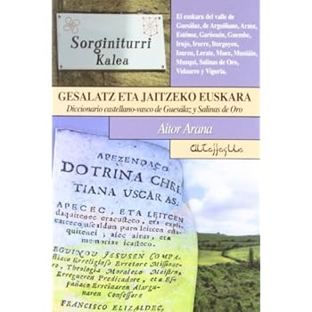 Gesalatz Eta Jaitzeko Euskara - Dicc. Castellano Vasco De Guesalaz (Montejurra) Gesalatz Eta Jaitzeko Euskara - Dicc. Castellano Vasco De Guesalaz (Montejurra)