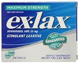 Ex-Lax Maximum Strength Laxative, 24-Count Pills