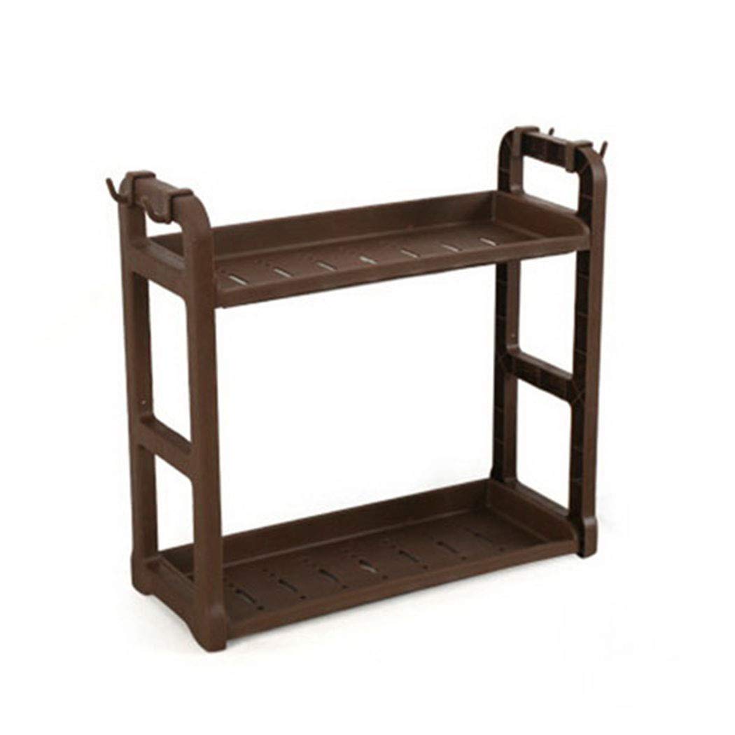 Wwweyi Multifunction Double Layer Kitchenware Storage Rack Bathroom Organizer Storage Racks