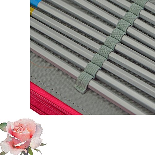 image for BARHOMO Pencil Case Professional 4 Layers and 4 Zippers,Anti-drop and 