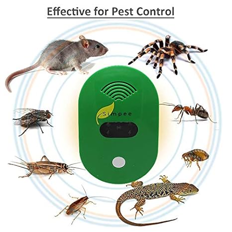 Repelente de plagas Simpee Ultrasónico Home Pest Control Plug in ...