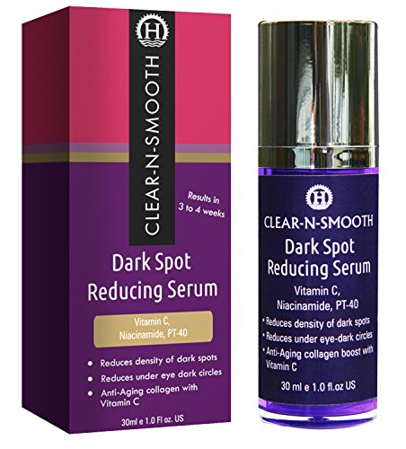 Dark Spot Reducing Serum: Visibly Reduces Density of Age Spots, Sun Spots & Liver Spots. Fades Freckles, Dark Underarms & Under Eye Dark Circles. Vitamin C Collagen Boost for Smoother Complexion