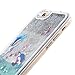 iPhone 5S Case,iPhone 5S Liquid Case,PHEZEN 3D Creative Cute Cartoon Dolphin Penguin Flower Fairy Print Flowing Liquid Floating Bling Glitter Sparkle Stars Hard Case for iPhone 5S (Dolphin)