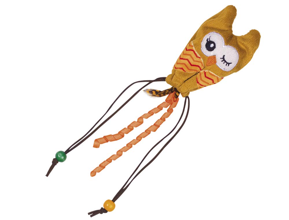 Noby 80279 - Búho de peluche con bola de madera, 46 g