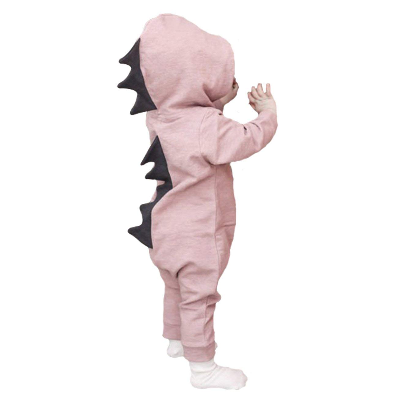 dinosaur hooded romper