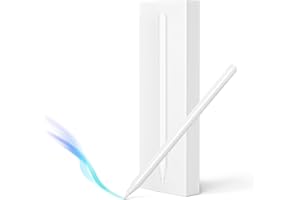 NELEBUTO Replaceable Apple Pencil 2nd Generation with Wireless Charging,Stylus Pen for ipad pro 11"&12.9",Compatible with iPad Pro 11 in 1/2/3/4, iPad Pro 12.9 in 3/4/5/6, iPad Air 4/5, iPad Mini 6(White)
