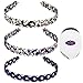 Metal Headband Hard Hair Hoop Hollow Woven Hair Band, 3pcs