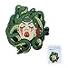 Sad Bleeding Medusa Patch Cool Punk Goth Iron On Patch Sewing Anime Embroidered Patch Badge Applique for Clothes Jacket Jeans Cap Bag