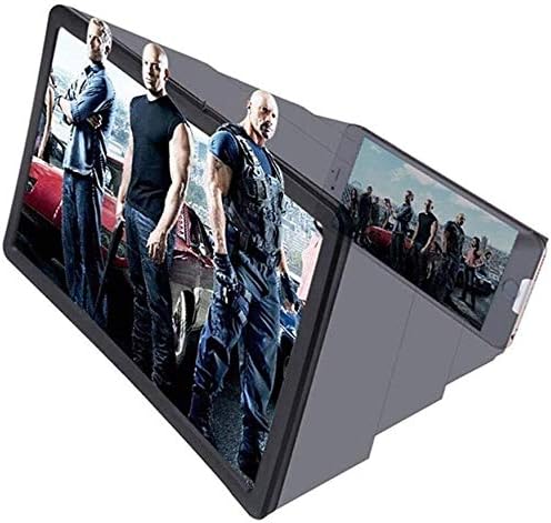 ASDDD Phone Screen Expanders & Magnifiers Phone Magnifying Screen, Mobile Phone with Foldable Stand 3D Phone Screen Magnifier Amplifier Suitable for Watching Movie Videos on All Smartphones