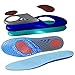 SNOW GEL Sports Insoles,Sports Orthotic Insoles,Full Length Performance Shoe Inserts, with Best buffer and Shock Absorption, Relieve Foot Pain and Fasciitis (US Men's (7.5-14))
