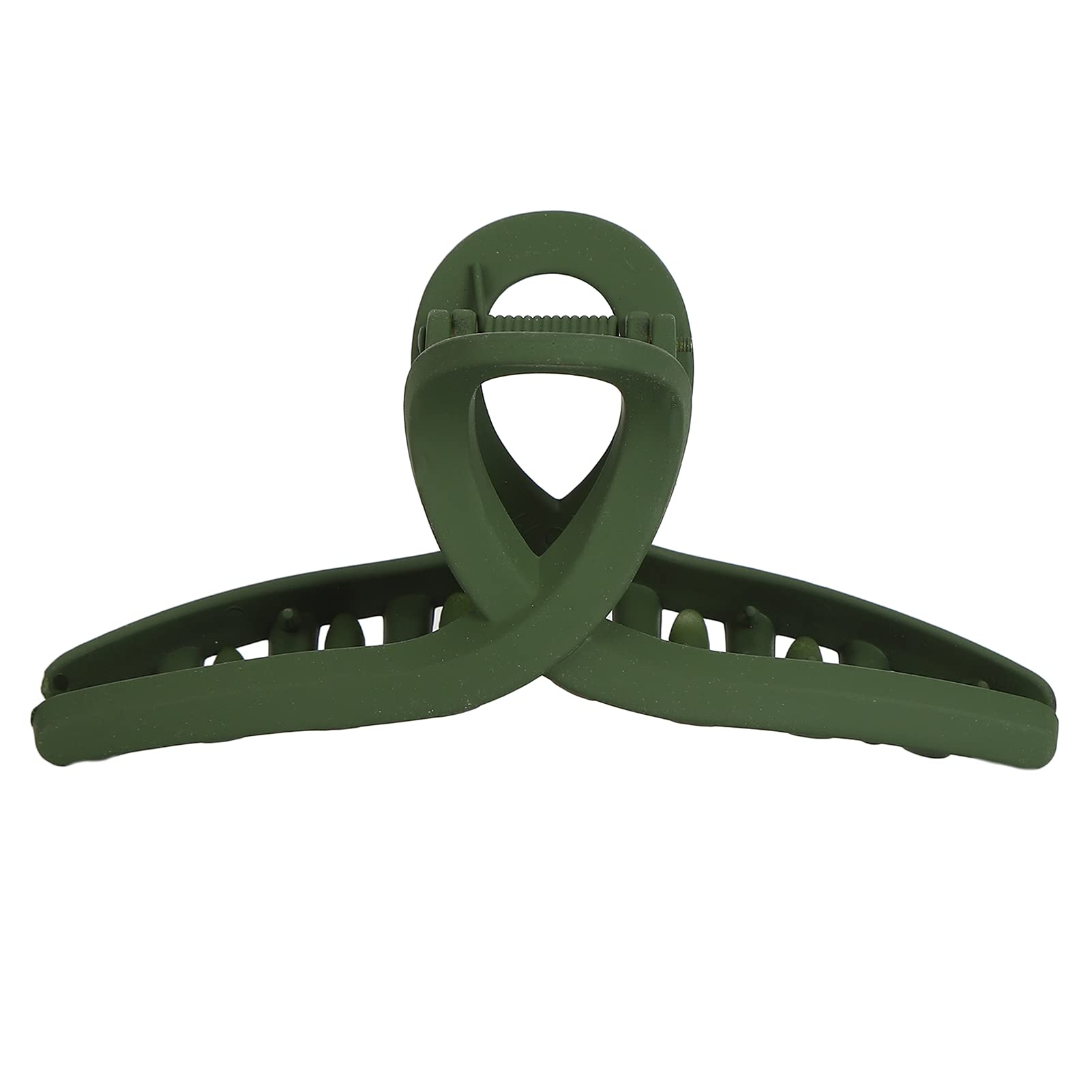 Hair Claw Clips, Hair Clamps Non Slip Fix Hair for Cooking for Girls for Makeup for Women for Face Washing (OD Green)