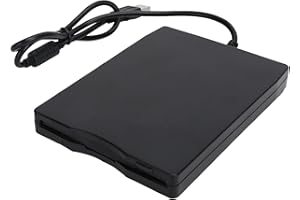 Zopsc-1 Portable Universal USB External 3.5in Floppy Disk Drive External 1.44MB FDD for PC Computer Laptops Desktops for Windows XP for Windows 7 for Windows 10