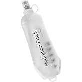 WILDREEDS 500ml Soft Flask, TPU Collapsible Soft Water Bottle for Hydration Pack, Running Vest, Folding Water Bottle for Hiking Cycling Climbing-1Pcs, White