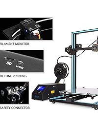 SainSmart X Creality CR 10 impresora 3d, 11.8"x11.8"x15.8", reanudar impresión, semi assembled