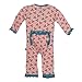KicKee Pants Print Fitted Ruffle Coverall (Baby)