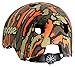 Mongoose Youth Logo Camo Grit Helmet, Orange/Green