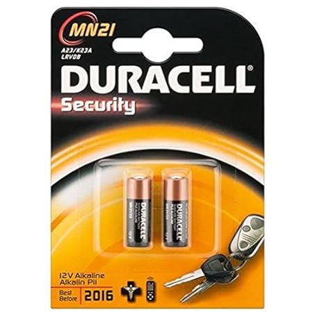 'Duracell® Batterie Alkali Photo - MN 21, LR 23, LRV 08, V 23 GA, 4223; 2er Blister'