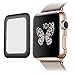 GBSELL 9H High-sensitive Ultra-Thin Tempered Glass with Full Cover Edge Screen Protector for 42mm Apple Watch Series 1 and Series 2