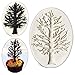 UINKE 3D Christmas Tree Branch Silicone Mold Fondant Cake Decorating Mould Baking Tool