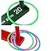 Cheerwing Wooden Ring Toss Kids Adults Games Improve Eye-Hand Coordination and Fine Motor Skills - with Carrying Case, Plus 10 Plastic Rings