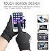 SHARBAY Unisex Touch Screen Gloves - Winter Warm Thermal Gloves Outdoors Gloves Cycling Gloves Running Gloves Cold Weather Gloves Texting Gloves Driving Gloves for Men and Women (Black, M)
