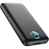 Portable Charger 30,800mAh Power Bank,25W PD QC 4.0 Fast Charging Portable Phone Charger with Tri-Outputs,LCD Display USB C Travel Essentials Battery Pack for iPhone 17/16/15/14,Android Samsung etc