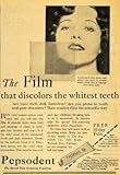 1929 Ad Pepsodent Toothpaste Dentifrice Teeth Whitening - Original Print Ad