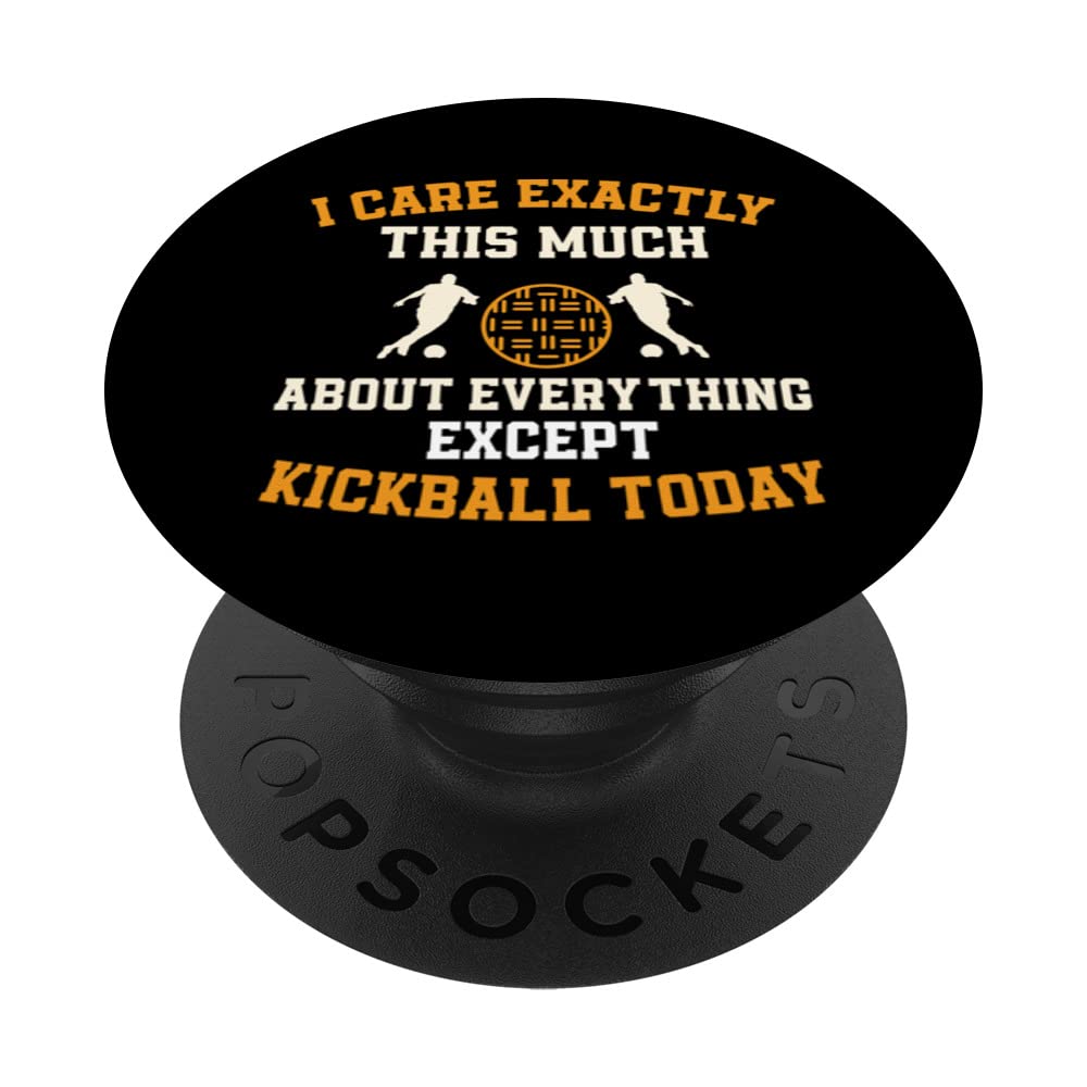 Funny Kickball Player Outfit Love Kickball PopSockets Swappable PopGrip