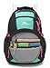 High Sierra Swerve Laptop Backpack, Black/Aquamarine/Flamingo, 19 x 13 x 7.75-Inch