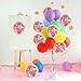 UTOPP 20 Pack Tropical Confetti Balloons Hot Pink and Gold, Flamingo 12 Inch Clear Latex Party Balloon with Confetti Inside for Wedding Bday Bridal Shower Confession Engagement Valentines Decorations