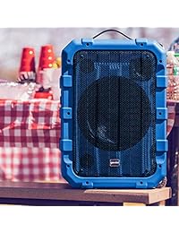 Gemini MPA 2400   Altavoz de carrito recargable con Bluetooth, 6 modos DSP, entrada de micrófono y guitarra, 240 W de potencia máxima, radio FM y hasta 18 horas de duración de la batería