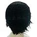 Cfalaicos Mens/Boys Natural Daily Hair, Durarara Orihara Izaya Cosplay Costume Wig Short Layered Black Wig
