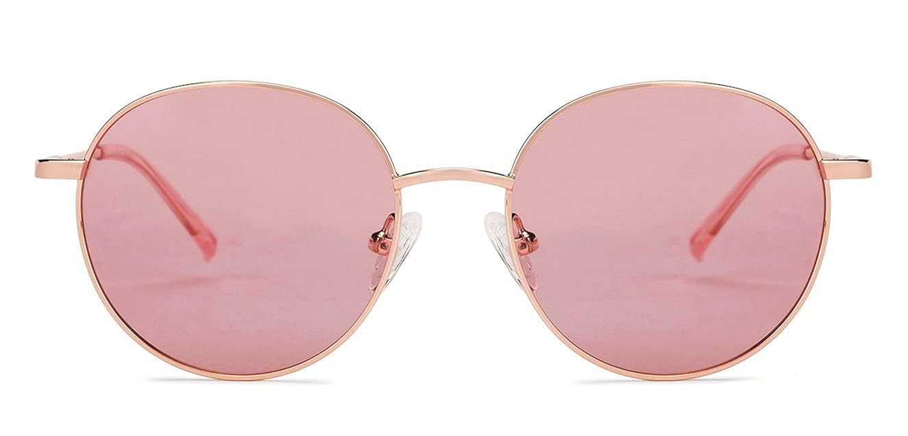 Buy Vincent Chase by Lenskart Pink Round Stylish Sunglasses