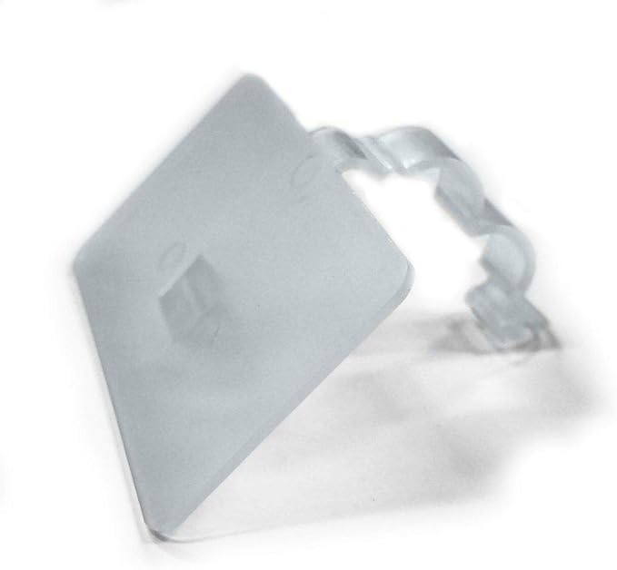 Pack of 50 Label Holder for Cooler Shelf/Wire Freezer