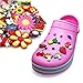PP OPOUNT 50 Pieces PVC Different Shoe Charms for Croc & Jibbitz Bands Bracelet Wristband Kids Party Birthday Gifts