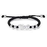 MANRUO Feng Shui Red String Pixiu Bracelet Pi Yao