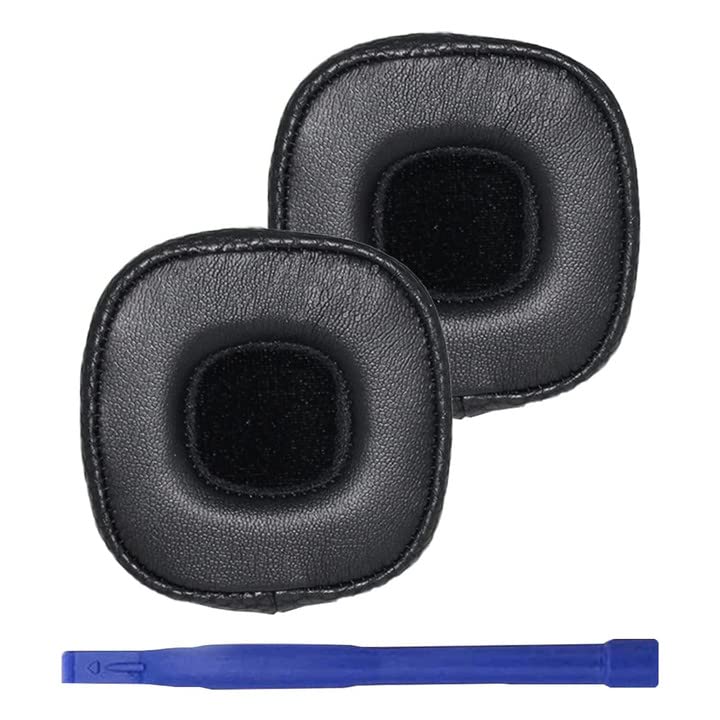 Adhiper Major III Ear Pads Compatible with Marshall Major III Wireless Headphones Replacement Ear Pads Made of Soft Protein Leather and Memory Foam (Black)