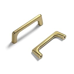 Goo-Ki Brushed Gold Cabinet Pulls with 3'' Hole