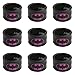 Ecparty Superhero Slap Bracelet for Kids Boys & Girls Birthday Party Supplies Favors (9 pack) (Batgirl)