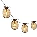 LIDORE Pineapple Lantern String Lights Best for Indoor/Outdoor Decoration Set of 10 Warm White Mini Light.