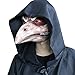 Plague Doctor Latex Mask Lifelike Bird Mask Beak Faux Gothic Retro Costume Props for Halloween