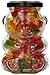 Luxury Gourmet Sweets Teddy Bear Glass Gift Jar with Gummy Bears