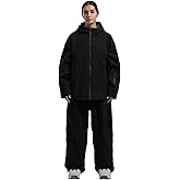 GSOU SNOW Women Ski Jacket and Pants Set Men Snowboard Jacket Baggy Snow Suit Waterproof Windproof Insulation Ski suit