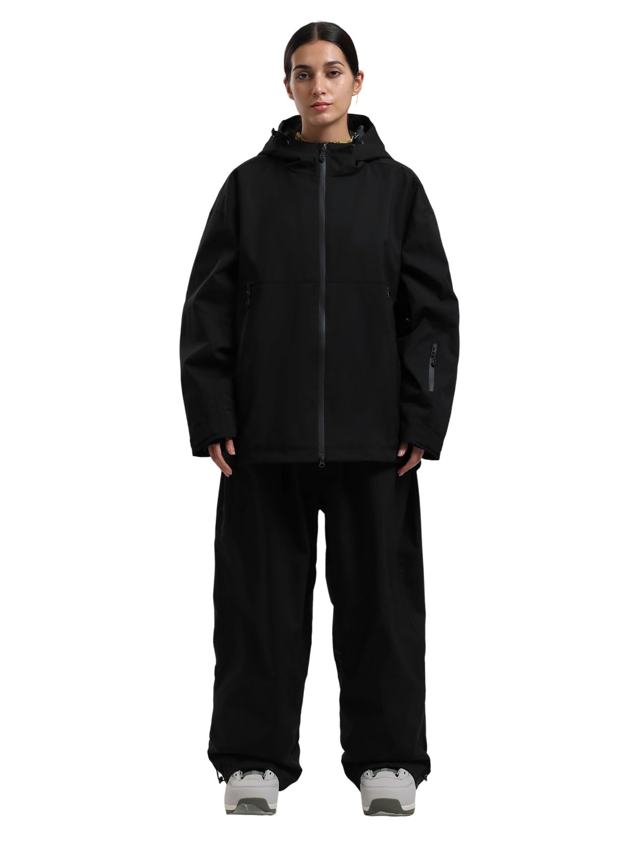 Photo 1 of GSOU SNOW Women Ski Jacket and Pants Set Men Snowboard Jacket Baggy Snow Suit Waterproof Windproof Insulation Ski suit