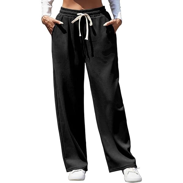 EdgeVibe Womens Sweatpants High Waisted Casual Palazzo