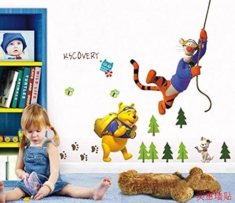 Pegatinas de pared Kibi Winnie The Pooh Friends Pegatinas Winnie the