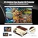 Wsky Portable Home Theater Video Projector – Newest 2019 3000Lux HD Video Projector – Support 1080P 1920×1080 Resolution – Perfect for Watching Movies Home Entertainment or Gift Giving (Brown)thumb 1