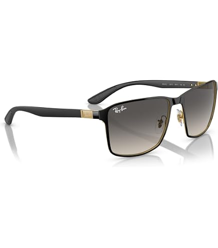Amazon.com: Ray-Ban RB3721CH Chromance Sunglasses, Black On Gold