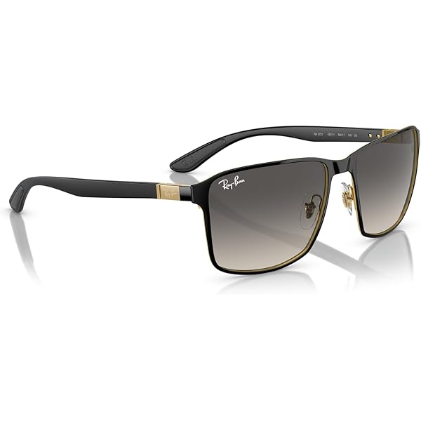 Amazon.com: Ray-Ban RB3721CH Chromance Sunglasses, Black On Gold