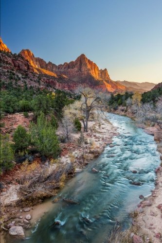 Watchman at Sunset - Zion National Park, Utah Journal: 150 page lined notebook/diary